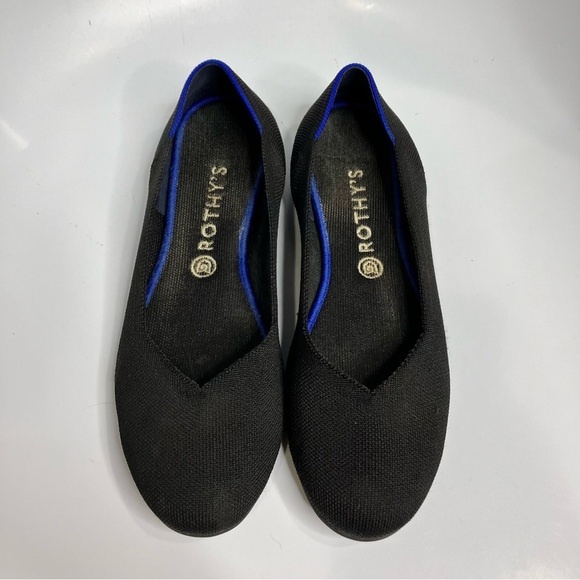 Rothy’s black round toe flats ballet flats size 11.5 - Picture 3 of 12